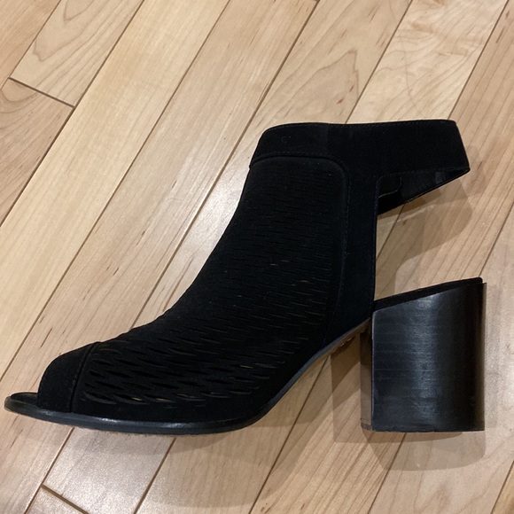 Vince Camuto Perforated Peep Toe Bootie - Picture 2 of 8